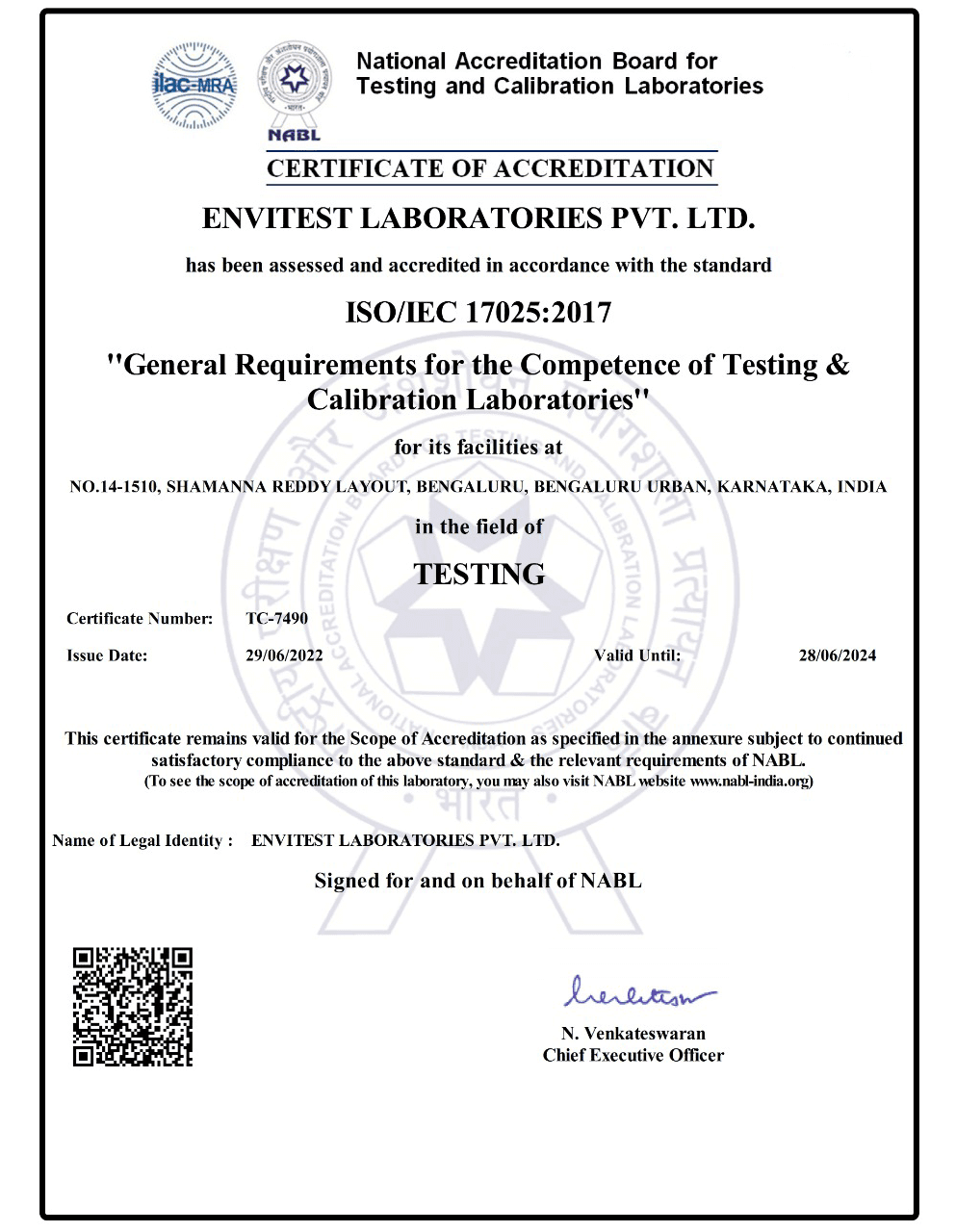 DGAQA Approval – Certificate